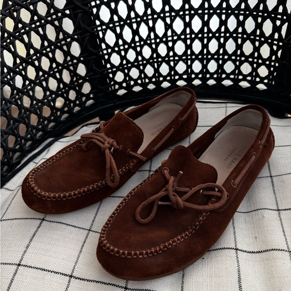 Men's Brown Suede Loafers